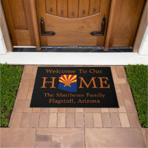 Arizona State Map State Flag Welcome Home