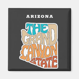 Arizona State Nickname Word Art Magnet