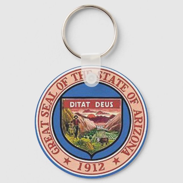 Arizona State Seal Key Ring (Front)