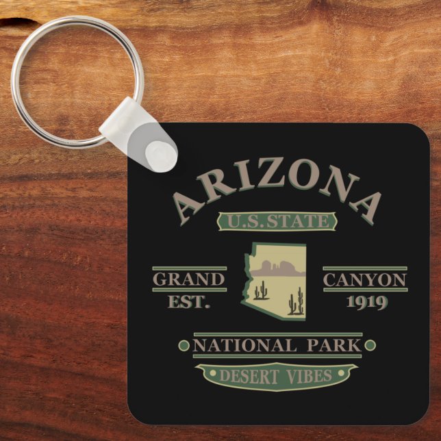 Arizona state Sedona National park grand canyon Key Ring (Front)