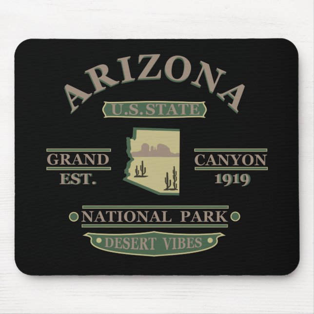 Arizona state Sedona National park grand canyon Mouse Pad (Front)