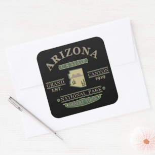 Arizona state Sedona National park grand canyon Square Sticker