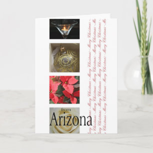 Arizona State specific card red, black & white