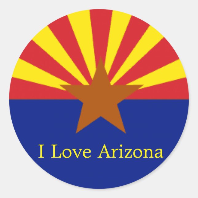 Arizona State Sticker (Front)