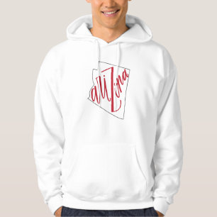 Arizona   State Typography Design Hoodie