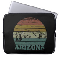 arizona state vintage sunset landscape az