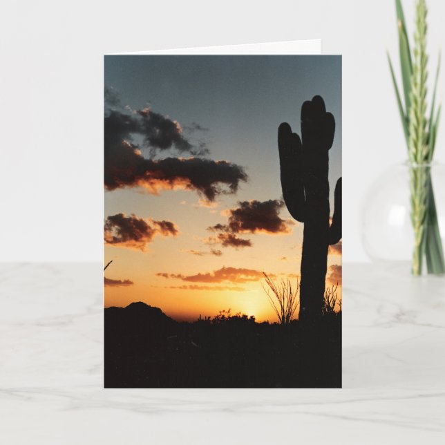 Arizona Sunet Picture Father's Day Card (Front)