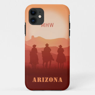 Arizona Sunset custom monogram phone cases