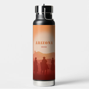 Arizona Sunset custom monogram Water Bottle