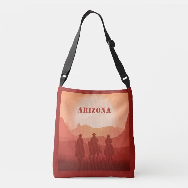 Arizona Sunset custom text bags (Back)