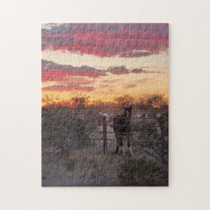 Arizona Sunset Horse Jigsaw Puzzle