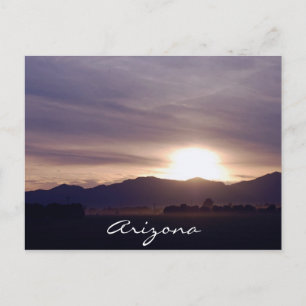 Arizona Sunset Postcard