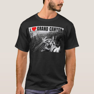 Arizona Surprised Scared Cat Selfie I Love Grand C T-Shirt
