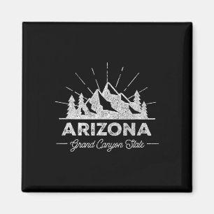 Arizona T Shirt Vintage Hiking Retro Tee Design Magnet