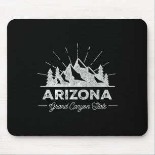 Arizona T Shirt Vintage Hiking Retro Tee Design Mouse Pad