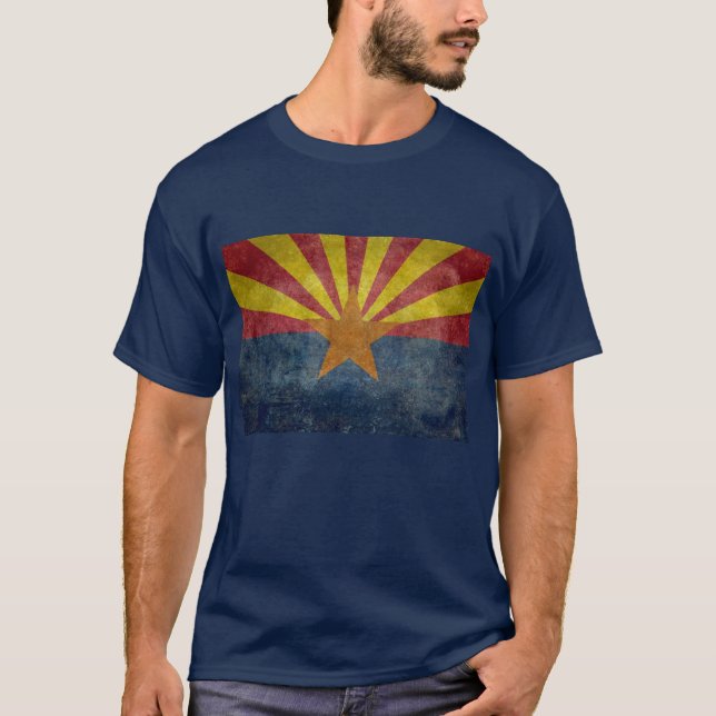 Arizona, the 48th state Flag T-Shirt (Front)