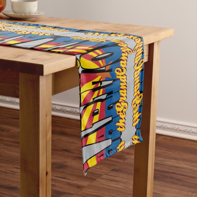 Arizona the Grand Canyon State Short Table Runner (In Situ)