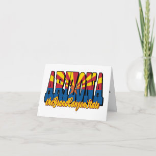 Arizona the Grand Canyon State Thank You Card