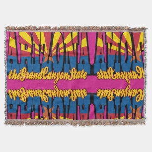 Arizona the Grand Canyon State Throw Blanket