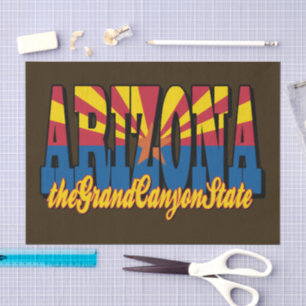 Arizona the Grand Canyon State Tissue Paper
