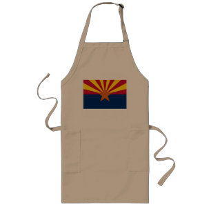 Arizona The Grand Canyon State US Flag Long Apron