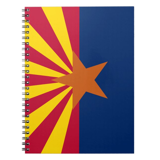 Arizona The Grand Canyon State US Flag Notebook (Front)