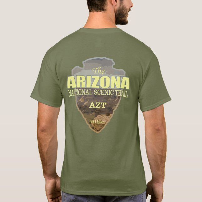 Arizona Trail (arrowhead) T-Shirt (Back)