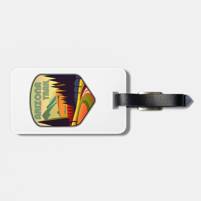 Arizona Trail Colours Luggage Tag (Back Horizontal)