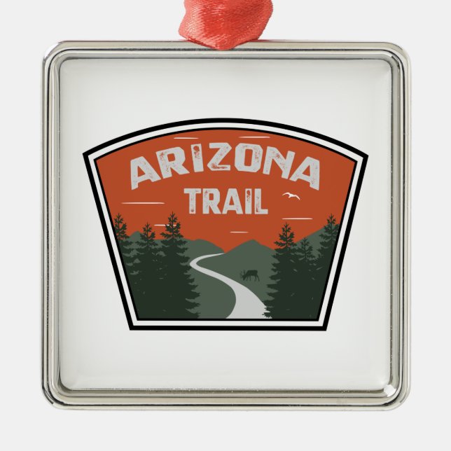 Arizona Trail Metal Ornament (Front)