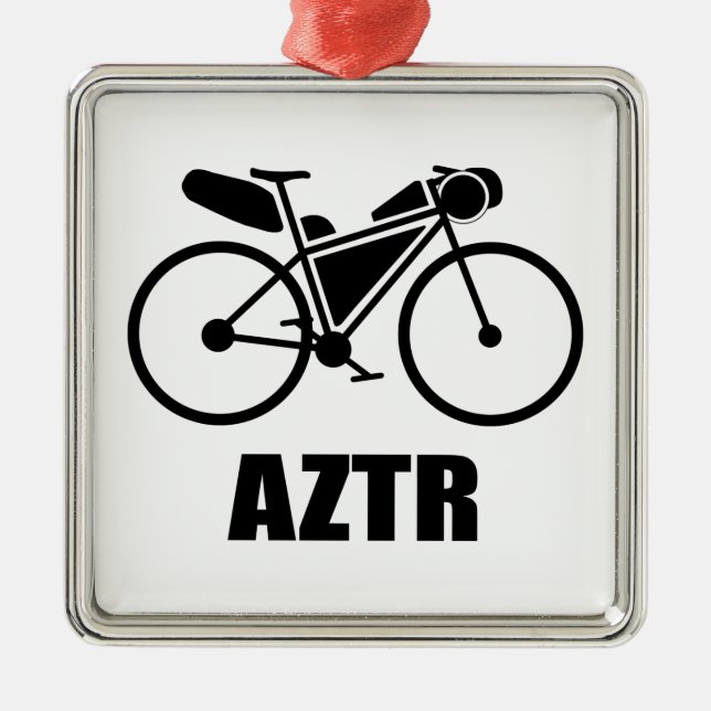 Arizona Trail Race Bikepacking Metal Ornament (Front)