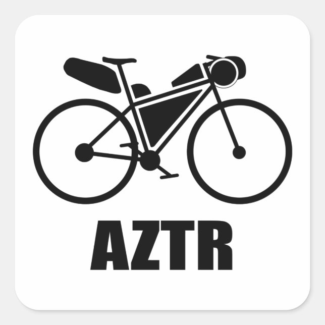 Arizona Trail Race Bikepacking Square Sticker (Front)