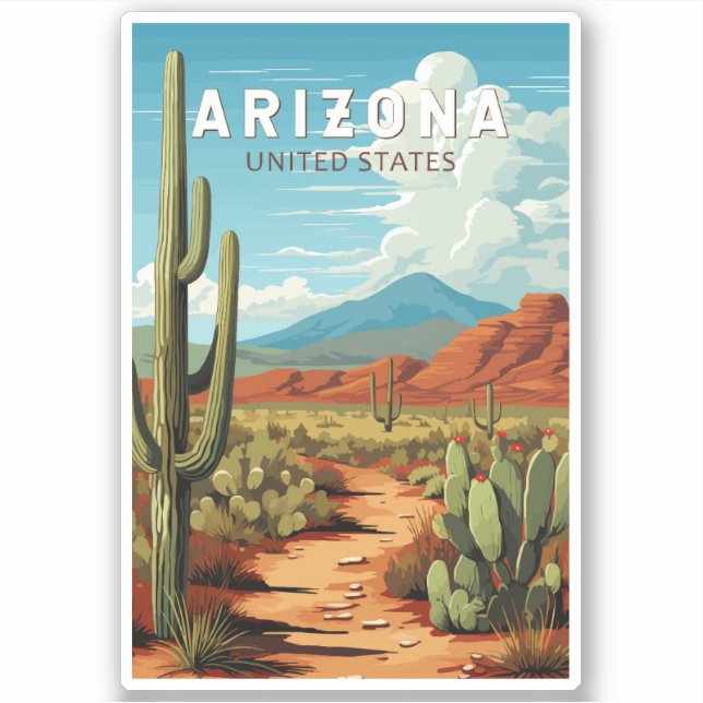 Arizona Travel Art Vintage (Front)