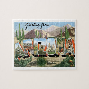 Arizona Travel Greetings From US States Jigsaw Puzzle