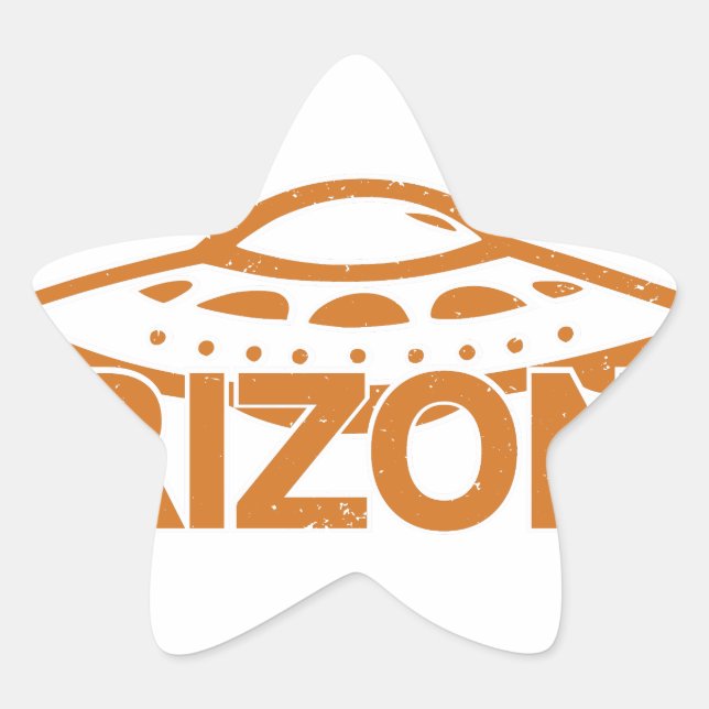 Arizona UFO Star Sticker (Front)