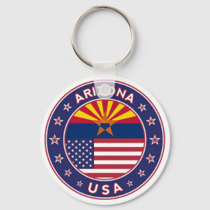 Arizona, USA states Key Ring