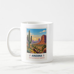 Arizona USA – Vintage Travel Mug