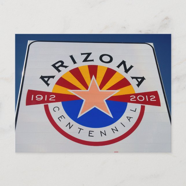 Arizona-Utah border postcard (Front)