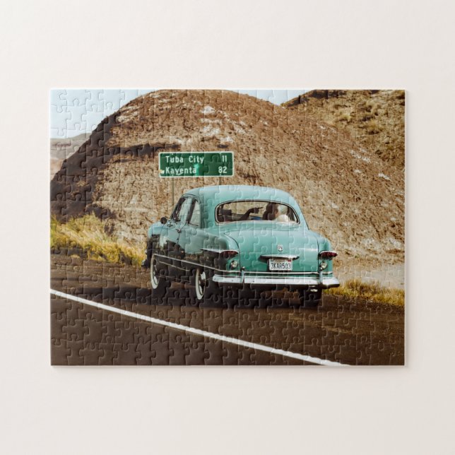 Arizona Vintage Car Trip Jigsaw Puzzle (Horizontal)