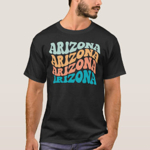 Arizona Vintage Retro Wavy Groovy, Arizona lover T-Shirt