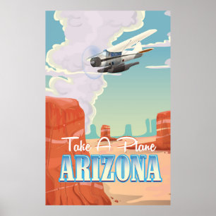 Arizona vintage travel poster