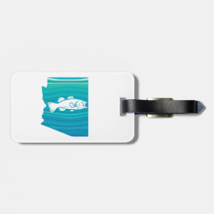 Arizona Wave Fishing Luggage Tag
