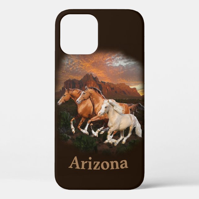 Arizona Wild horses Case-Mate iPhone Case (Back)