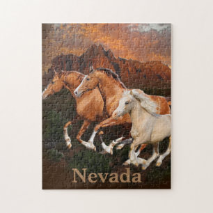 Arizona Wild horses Jigsaw Puzzle