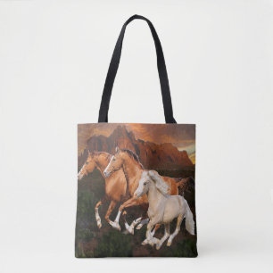 Arizona Wild horses Tote Bag