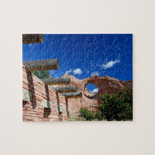 Arizona, Window Rock. Capital of the Navajo Jigsaw Puzzle (Horizontal)
