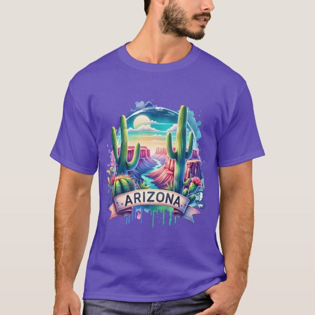 Arizona Wonders Desert Beauty Iconic Landscapes fo T-Shirt (Front)