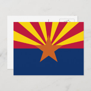 Arizonan Flag, Flag of Arizona Postcard