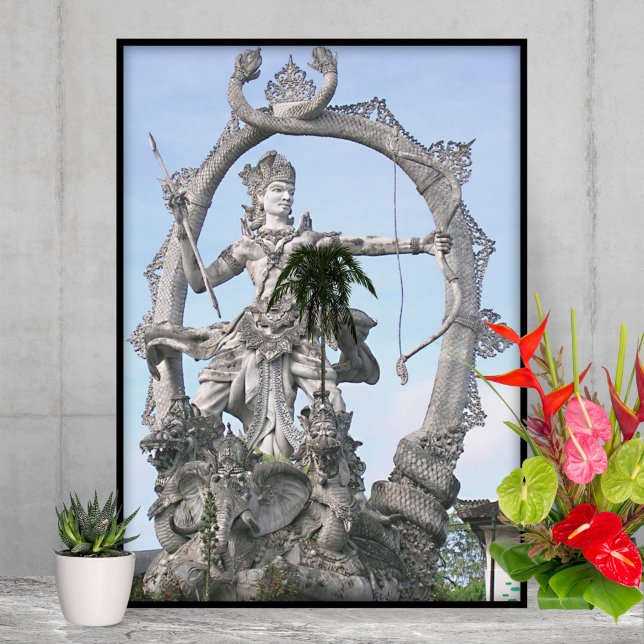 Arjuna Statue Poster (Creator Uploaded)