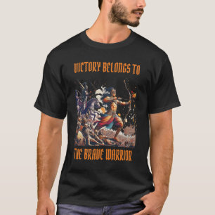 Arjuna The Warrior Men Black  T-Shirt