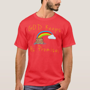 Ark and Rainbow God Keeps His Promises Noah Religi T-Shirt
